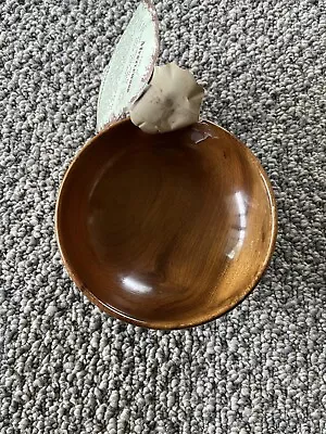 Ralph A. Bailey & Co. 4.5 In. Myrtlewood Footed Bowl • $8.99