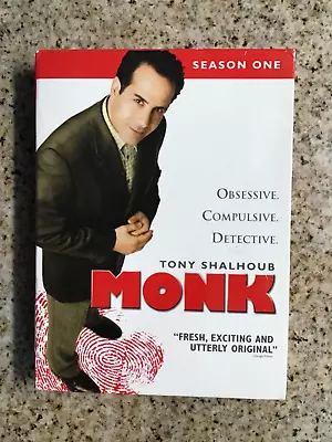Monk; Complete Season One Dvd Set (2002) • $10