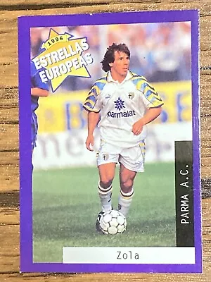 £3.08 • Buy Panini Estrellas Europeas Card 1996 Gianfranco Zola Parma