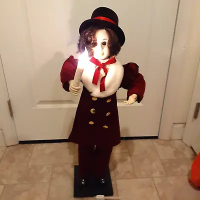 Telco Motion Ettes Of Christmas Boy Caroler Figure 24  With Box Animated Lighted • $40.95