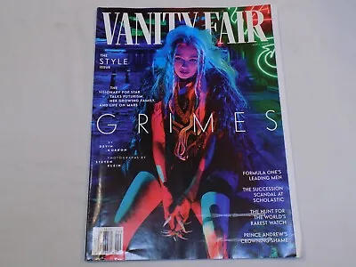 $10.99 • Buy Vanity Fair Magazine Apr 2022 Grimes Pop Star Formula One Prince Andrew Hoyeson