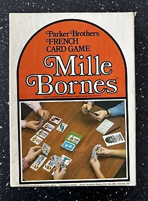 Mille Bornes Parker Brothers Vintage 1971 French Card Game  • $9.56