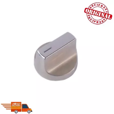 Whirlpool Original W11517331 New Genuine OEM Stainless Knob W10850027 W11117415 • $34.95