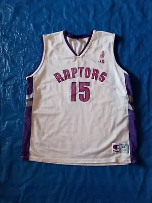 Toronto Raptors Vince Carter Champion Jersey LARGE 44 • $25.97