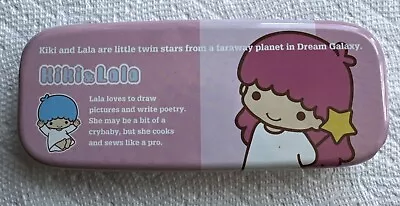 Sanrio Little Twin Stars Tin Pencil Case Vintage • $19.99