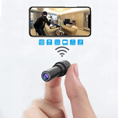 Mini Spy Camera WiFi HD 1080P Hidden IP DVR Nanny Home Security Motion Cam • $19.94