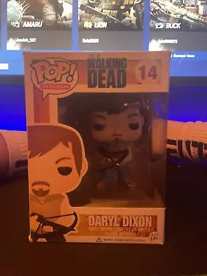 Funko Pop The Walking Dead Daryl Dixon Figure #14 Inc Protector • £10