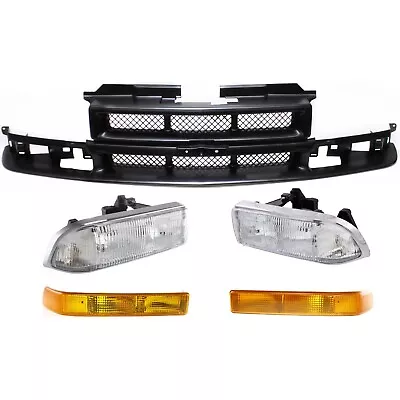 Headlight Kit For 1998-2004 Chevrolet S10 98-05 Blazer With Grille Turn Signal • $188.84