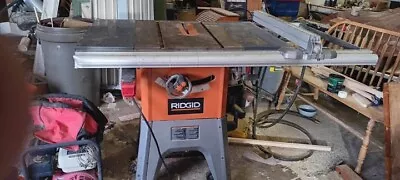 RIDGID R4520 13 Amp Cast Iron Table Saw • $425