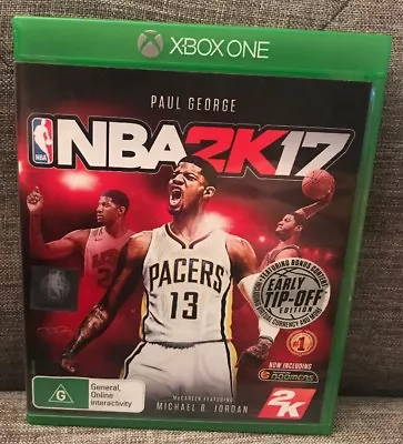 XBOX ONE NBA 2K17 Complete With Manual Disc Mint FAST FREE POST • $7.95