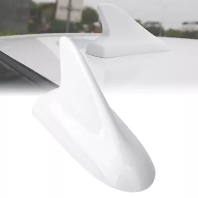 $6 • Buy White Shark Fin Style Car Roof Mount Antenna Dummy Decorative Universal Fit Car