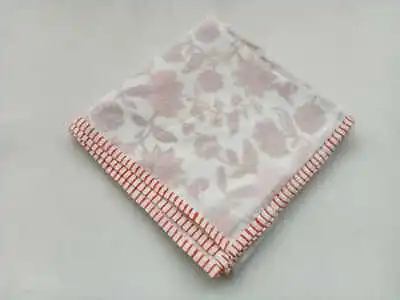 Hand Block Printed Pure Cotton Double Bed AC Dohar Comforter Muslin Fabric Dohar • $61.75