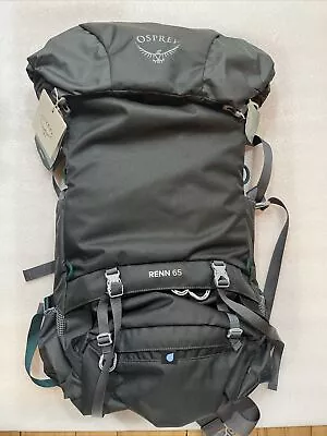 Osprey Renn 65L Women's Backpacking Backpack Cinder Gray New • $178