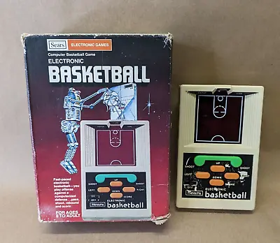 Vintage 80's Sears Electronic Basketball Hand Held Game *Not Working* • $14.99