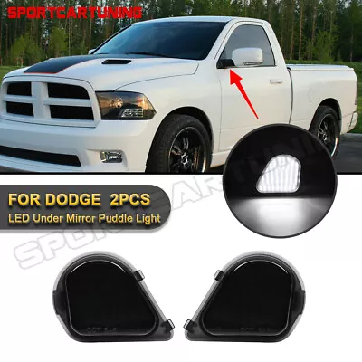 LED Side Mirror Puddle Lights For Dodge Ram 10-22 1500 2500 3500 4500 5500 Truck • $15.92