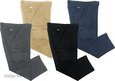 Cargo Work Pants Uniform Used Cintas Unifirst Dickies Redkap Navy Black Gray Tan • $9.99