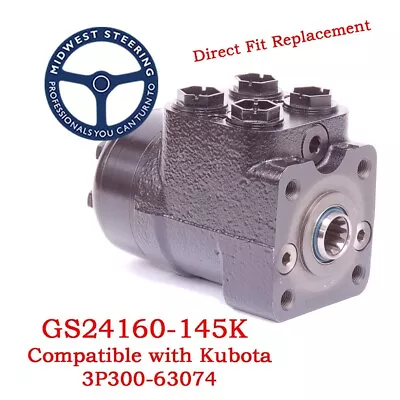 3P300-63074 Steering Valve  GS24160-145K Fully Compatible With Kubota • $796