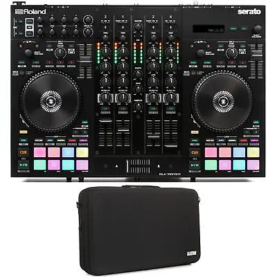 Roland DJ-707M 4-deck Serato DJ Pro Controller With Utility Case • $1099