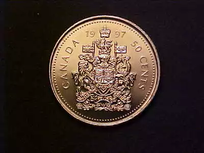 1997 CANADA 50 CENTS - GORGEOUS GEM PROOF-LIKE- EYE APPEAL! - D2333qsc2 • $9.33