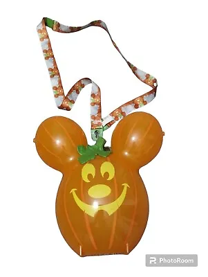Disney Parks Mickey Mouse Pumpkin Balloon  Popcorn Bucket Halloween Disney World • $24