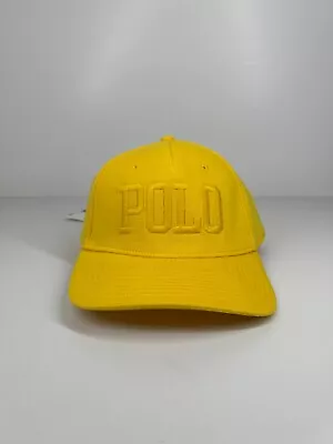 Polo Ralph Lauren Cap Hat Men's Yellow Classic Adjustable One Size Fits Most • $89.95