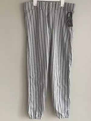 Vintage Howe Athletic Baseball Pants Grey/Blue Striped Mens Size L • $9.99