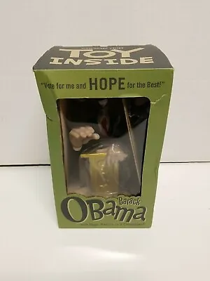 2008 Reel FX Barack Obama W/ Magic Podium Vinyl Toy Damaged Package • $59.99