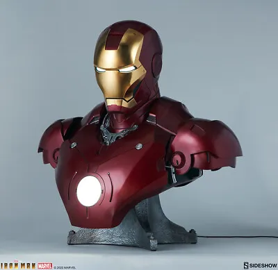 Marvel Sideshow Iron Man Mark Iii Life-size Bust Statue Figure Avengers Xmen • $1298