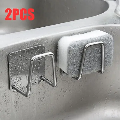 £3.78 • Buy 2X Kitchen Accessories Organizer Storage Sponge Holder Adhesive Sink Drying Rack