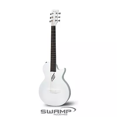 $389.99 • Buy Enya Nova Go 35  Carbon Fibre Acoustic Traveller Guitar - White