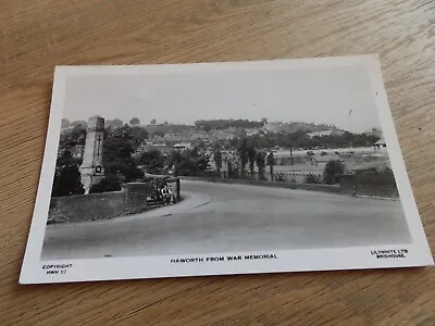 Postcard Haworth From War Memorial (Keighley)  Yorkshire • £2.50