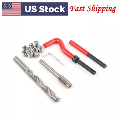 15PCS M10 X 1.25 Metric Thread Repair Install Tool Insert Kit M10 Helicoil Coil • $21.95