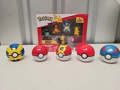 £17.99 • Buy Pokemon Battle Figures Bundle With Pokeballs
