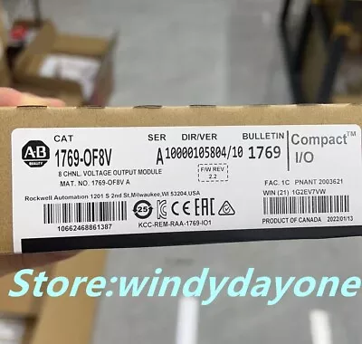 New Allen-Bradley 1769-OF8V / A CompactLogix 8 Pt Output Module 1769OF8V • $878