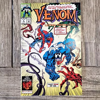 Venom Lethal Protector # 5 (1993) 1st App. Of Lasher Phage Agony & Riot KEY • $24