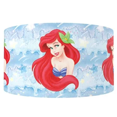 1 Metre Little Mermaid Ariel Ribbon Size 1 Inch Headbands Hair Bows Card Making • £0.99