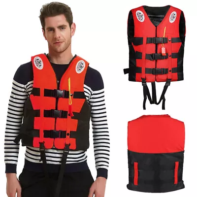 Life Jackets Watersport Ski Buoyancy Aid Kayak Sailing Boating Jacket Adult Kids • £14.65