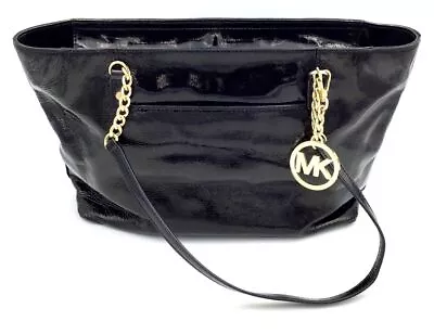 Authentic Michael Kors Women's Black Luxury Double Handles Tote Bag-COA Included • $24.99