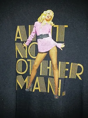 $25 • Buy Christina Aguilera Back To Basics Tour Aint No Other Man T-Shirt Black Size XL