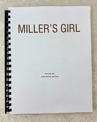 Miller's Girl Full Movie Reprint Script 2024 Film • $21.99