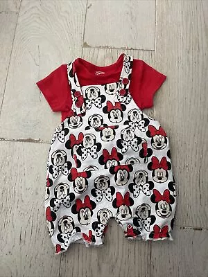 Disney Baby Girl Dungarees 6-9 Months • £0.99