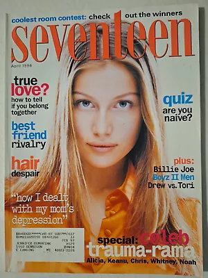 Seventeen Magazine (Apr 1996) Boyz II Men Billie Joe ArmstrongNatalie Merchant • $59.99