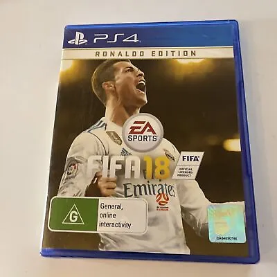 FIFA 18 - Ronaldo Edition (Sony Playstation 4 2019 EA Sports) • $11