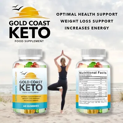 £41.99 • Buy Gold Coast Keto , Ketogenic Weight Management, 60 Multi Flarvoured BHB Gummies
