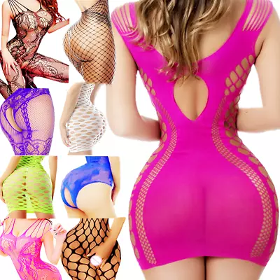 Women Lingerie Stocking Sexy Sleepwear Bodystocking Set Lace Bodysuit Underwear • $3.59