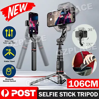 Selfie Stick Handheld Tripod Stand Bluetooth Shutter For Gopro IPhone Samsung AU • $20.85