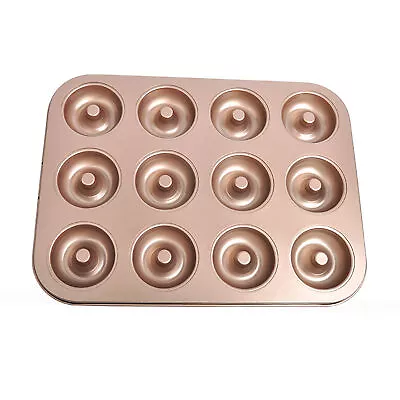 DIY Cavity Mini Bagel Non Stick Tray Donut Baking Pan Muffin Carbon Steel • $25.75