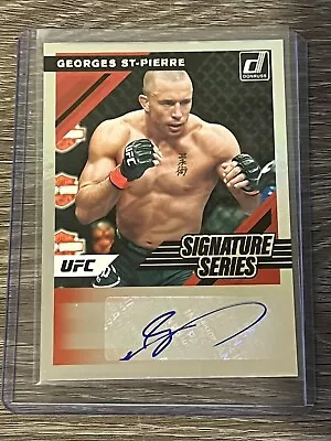 2022 Donruss UFC Georges St-Pierre #SS-GSP Holo Signature Series Auto Canada • $39.99