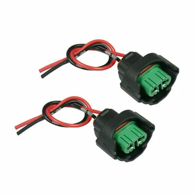 2Pcs H11 H8 Female Adapter Connector Harness Wiring Socket Car Fog Light Plug • $6.97