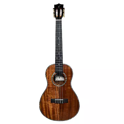 Hawaii Tenor Baritone Ukulele Koa Acacia Solid Wood Hawaiian Abalone Inlay Style • $259